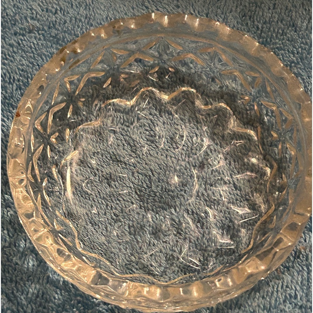 Vintage Glass Candy Dish